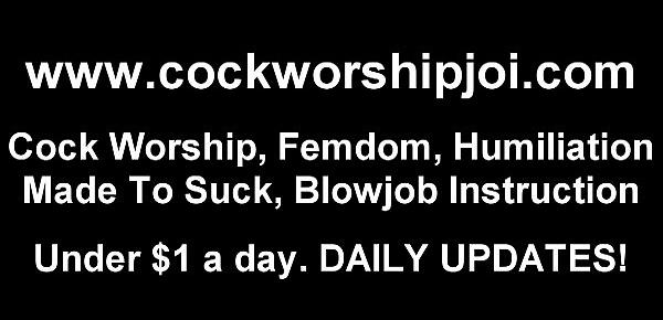  You need to learn how to take a really big cock JOI